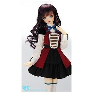 1/3 BJD Volks Super Dollfie Dream SD DD SDGr Drum Fife Band Frill Skirt Outfit